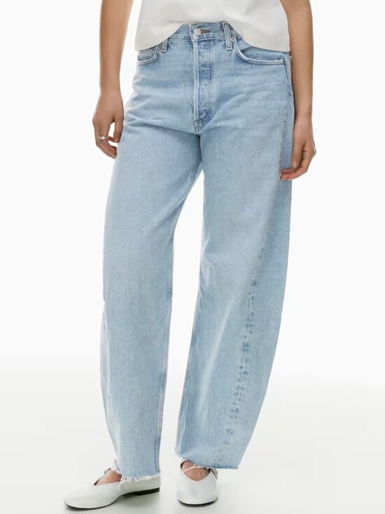 Agolde Denim - AGOLDE Luna Pieced/High Rise Tapered Jeans Size 24